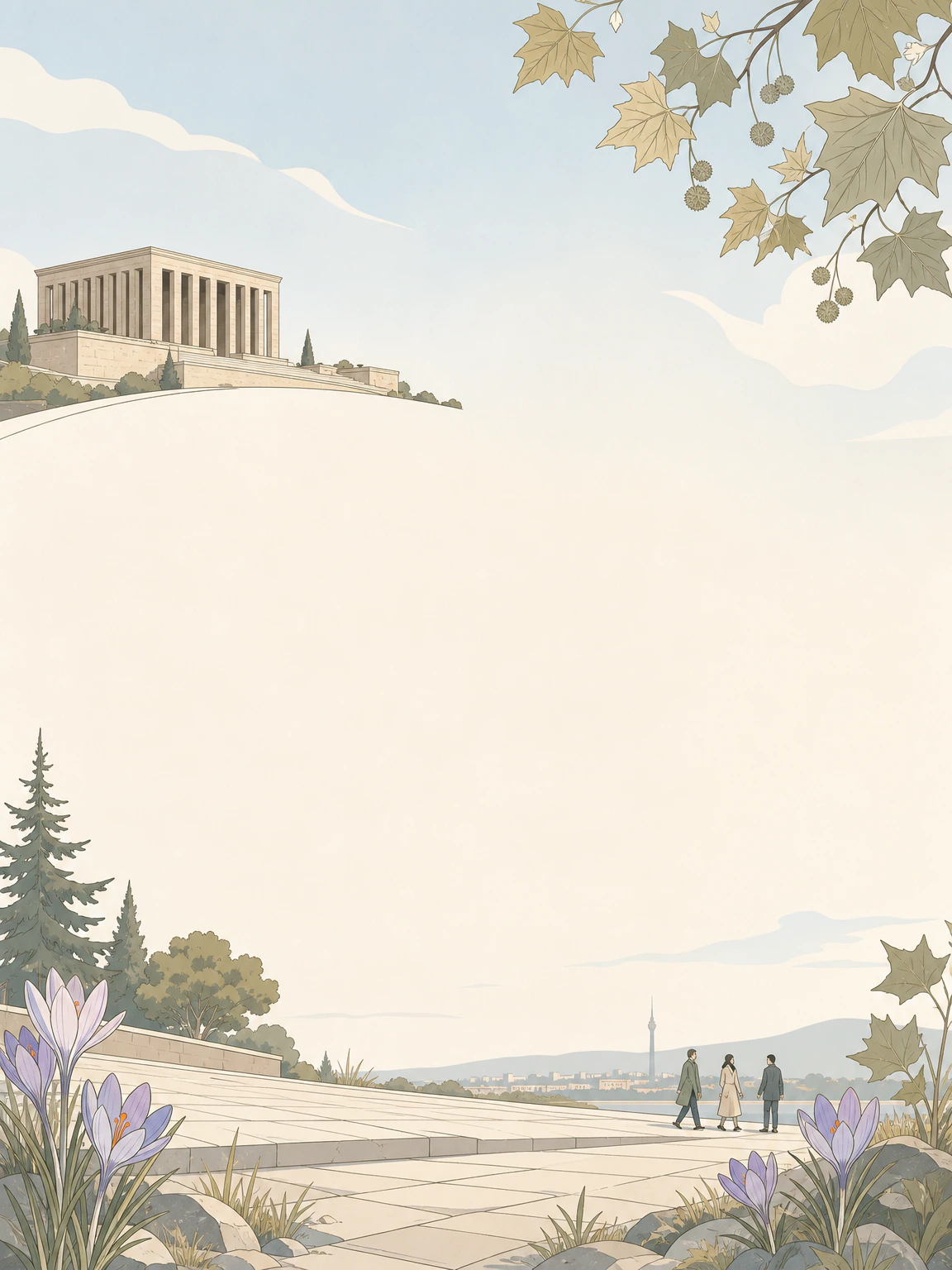 Anıtkabir ve tören yolu detaylı Ankara davetiye arka planı
