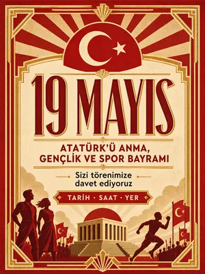 Retro poster teması önizleme